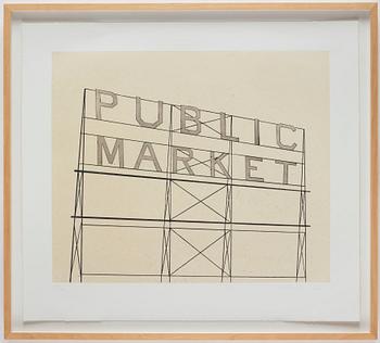 Ed Ruscha, "Public Market".