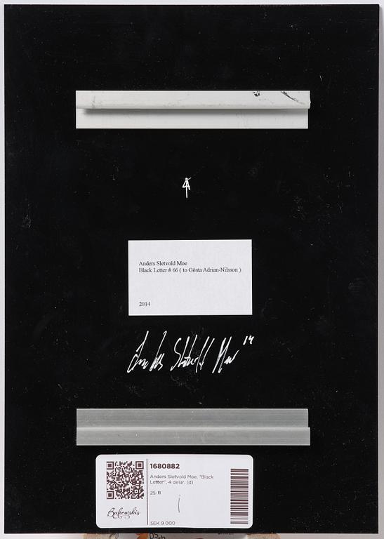 Anders Sletvold Moe, "Black Letters".