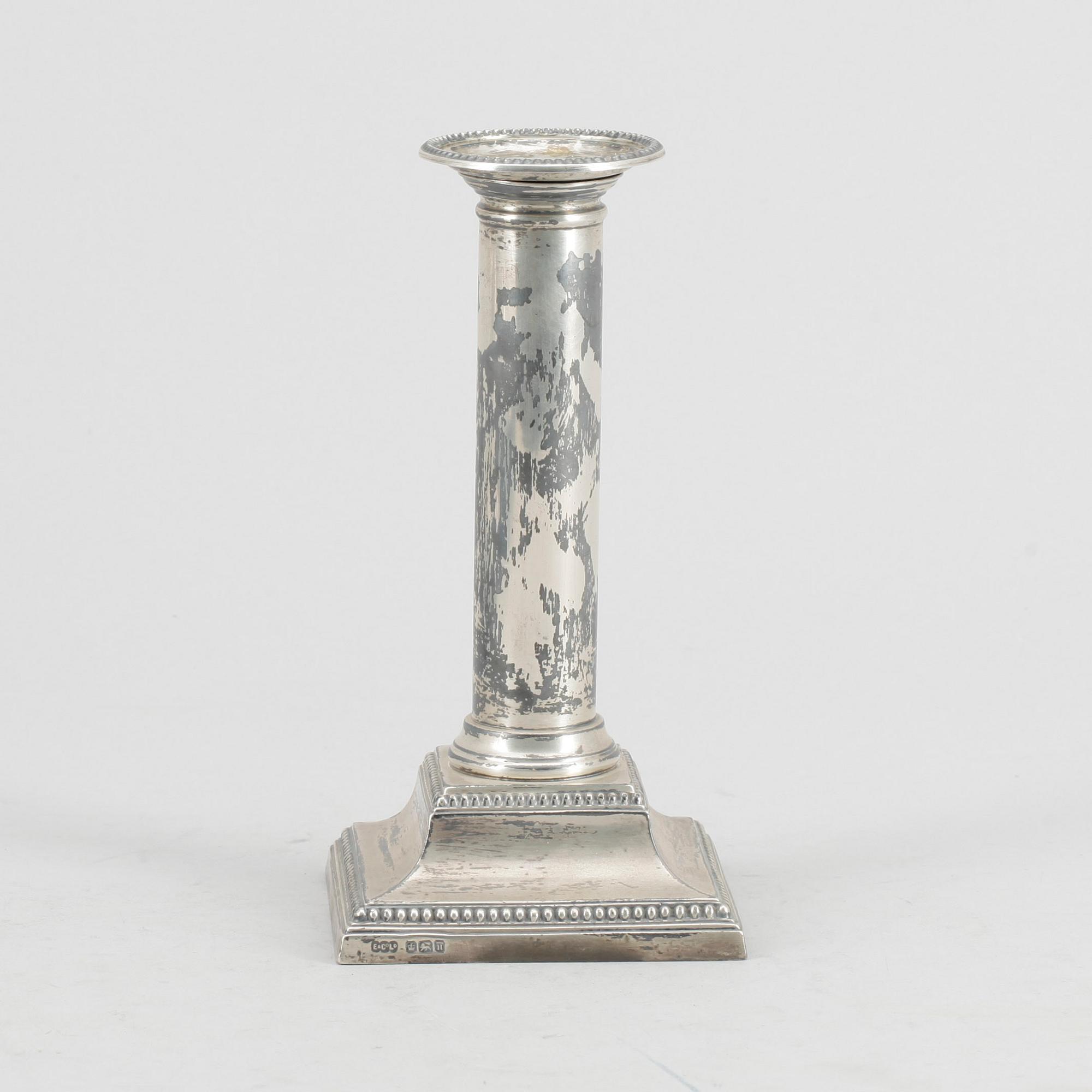 KOLONLJUSSTAKE, silver, Elkington & Co Ltd, Sheffield, 1905.