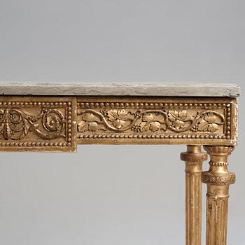 KONSOLBORD, gustavianskt stockholmsarbete, 1700-talets slut.