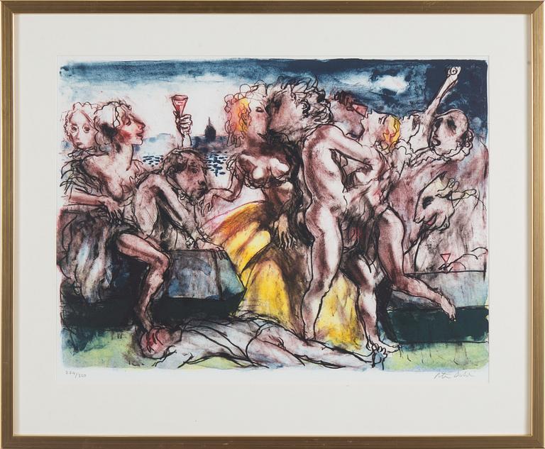 PETER DAHL, lithograph in colors, signed and numbered 284/350.