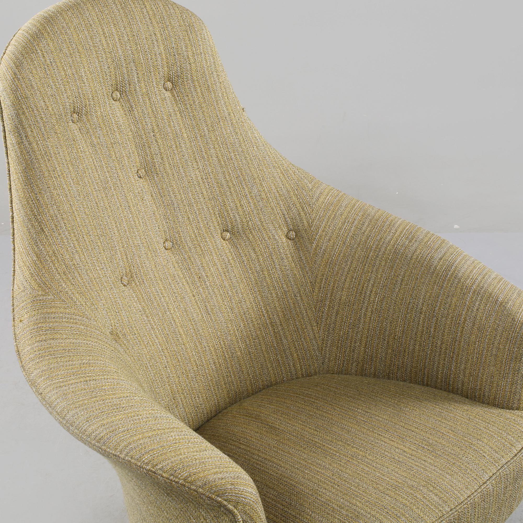 FÅTÖLJ, "Stora Adam" ur Paradiset, Kerstin Hörlin-Holmquist, NKs Triva-serie, 1900-talets andra hälft.