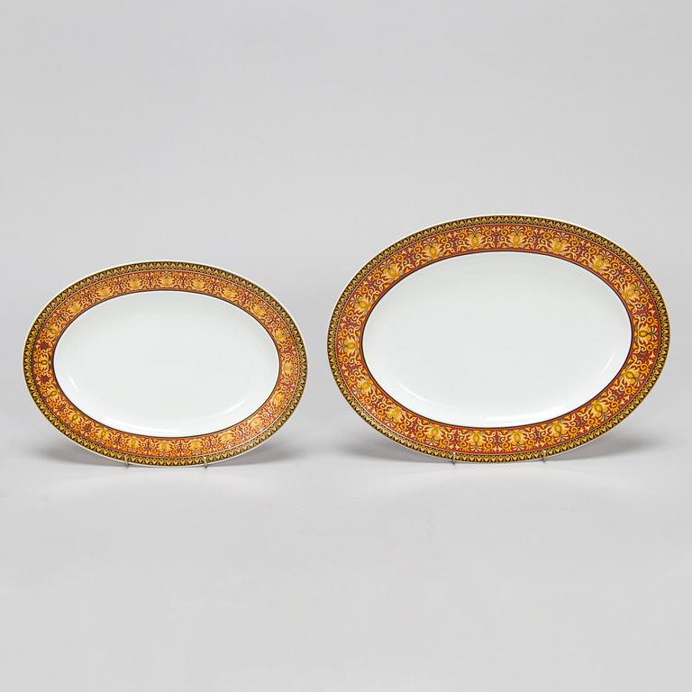 Versace, ruoka-astiasto, 27 osaa, posliini, "Medusa", Rosenthal, Studie-linie, Saksa.