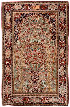 261. SEMI-ANTIQUE KESHAN so called Motachem. 209 x 137 cm.