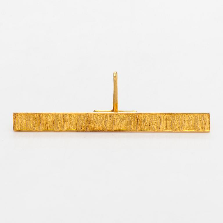 Björn Weckström, slipsnål, 14K guld, Lapponia 1966.