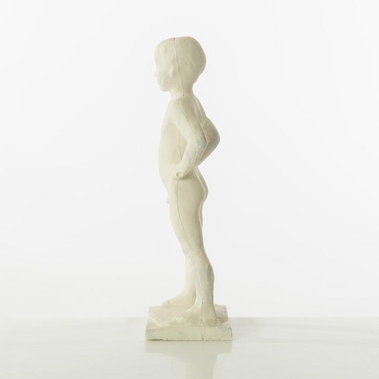 Gudmar Olovson, sculpture. Plaster. Signed. Height 22 cm, length 8 cm.