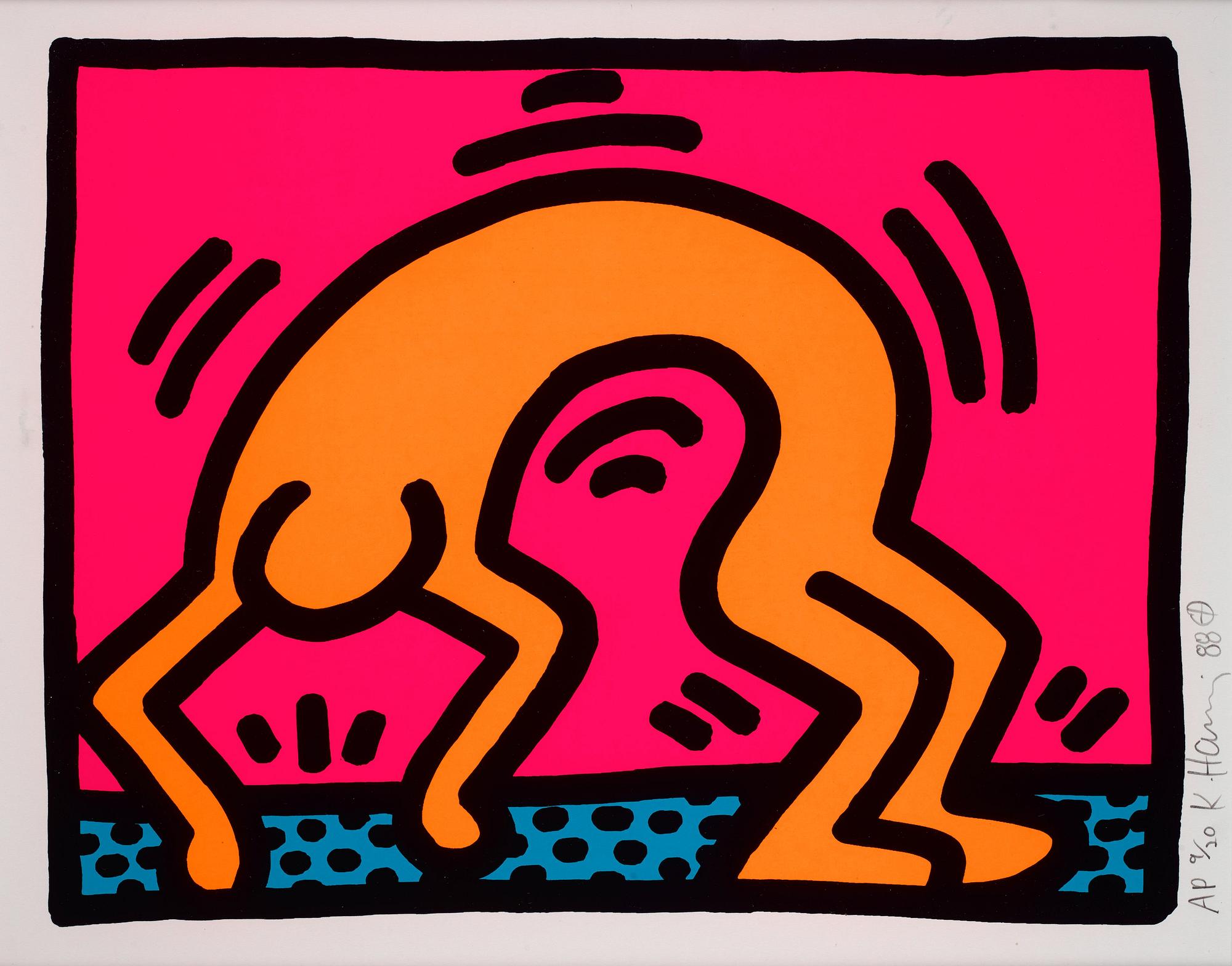 Keith Haring, ”Pop Shop II (B)”.