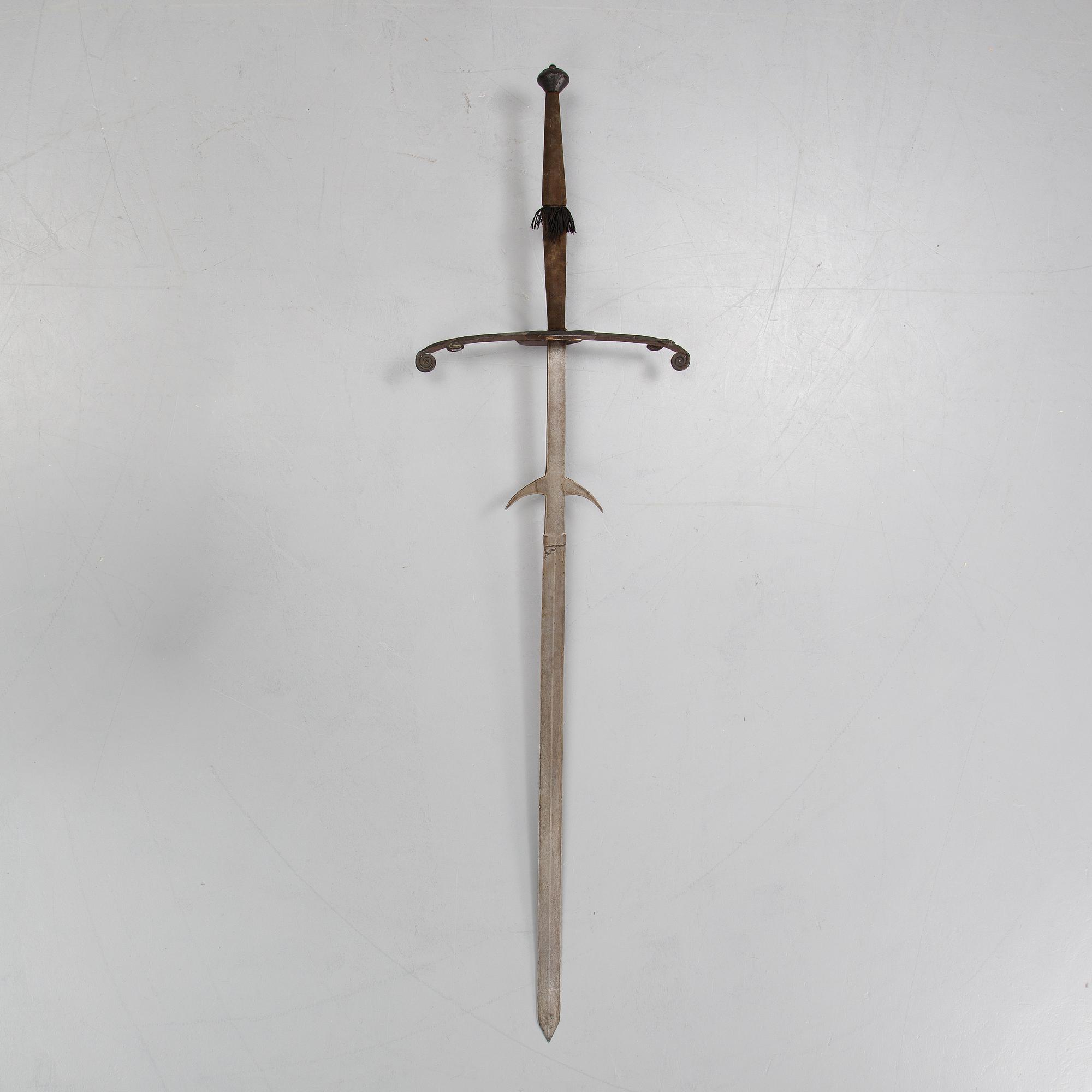 A two-hand sword, end of the 19th Century.