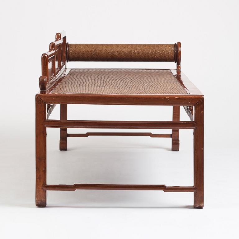 A Chinese day bed, Qing dynasty, second half of 19th century.