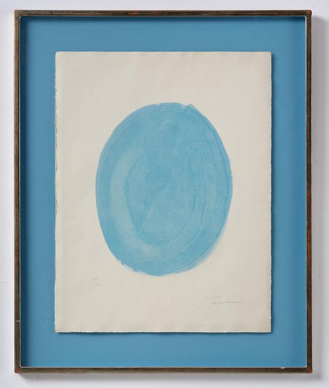 Lucio Fontana, "Nudo Azzurro".