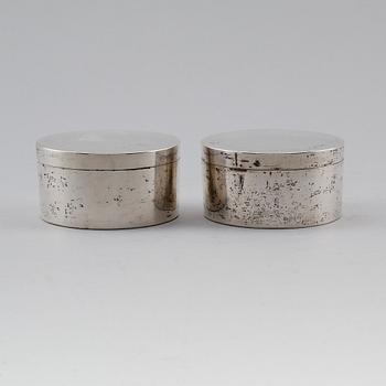 DOSOR, 1 par, silver, Nils Tornberg, Linköping 1812. Vikt ca 191 gram.
