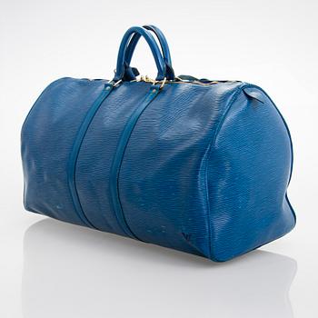 Louis Vuitton, A Epi Leather 'Keepall 55' Bag.