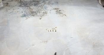 SKÅLFAT, silver, rokokostil, otydliga stämplar, troligen Tyskland, 1900-tal. Vikt ca 350 gram.