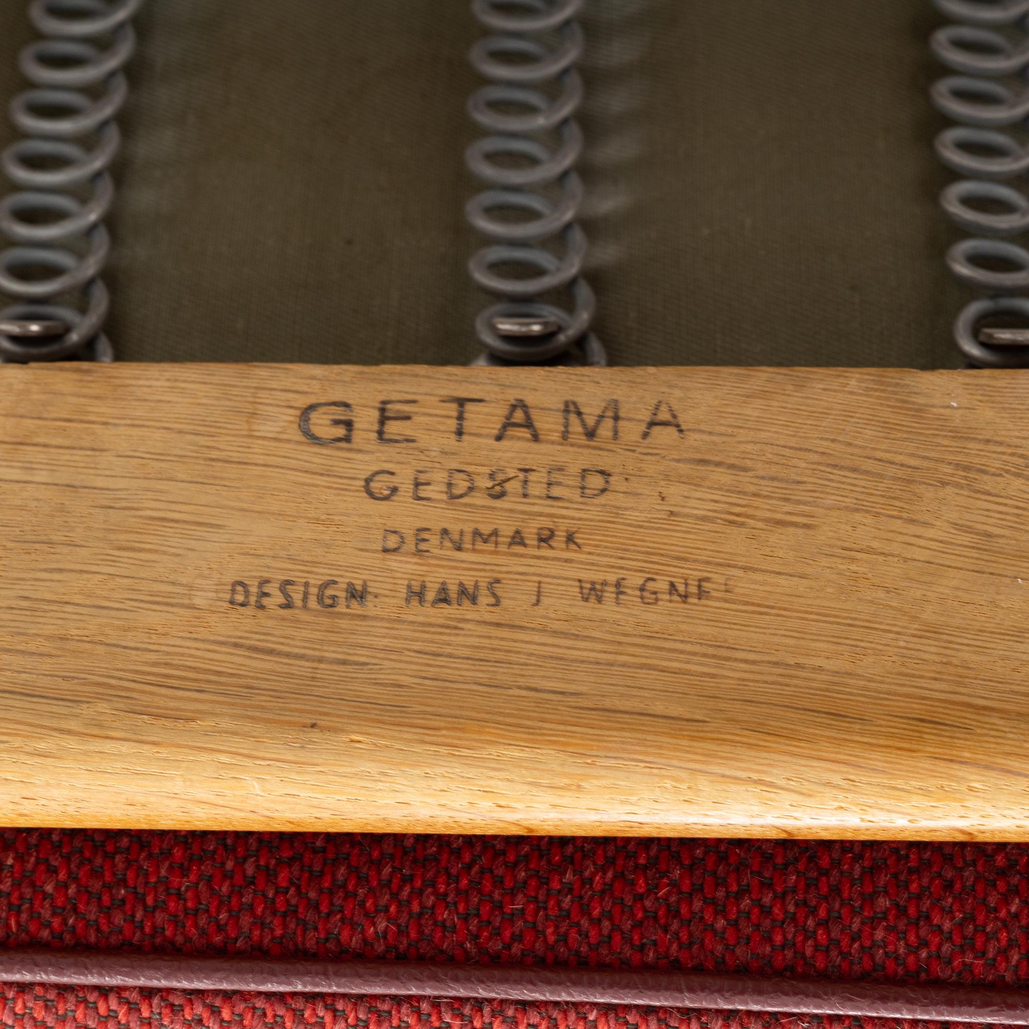 Hans J Wegner, fåtölj, "GE 240/Cigarren", Getama, Gedsted, Danmark, 1950/60-tal.
