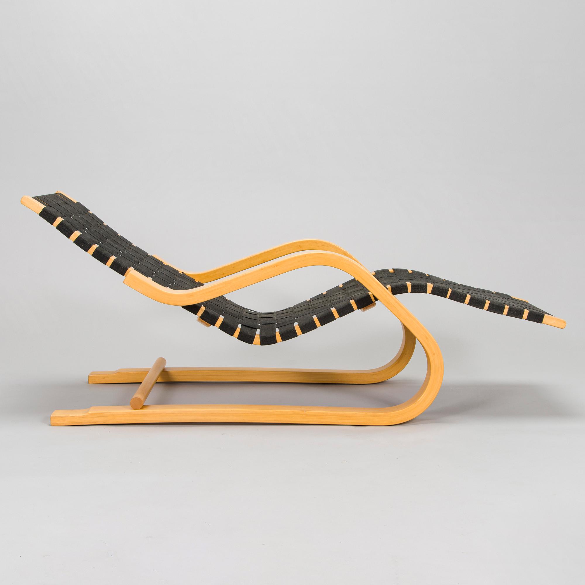 Alvar Aalto, vilstol, modell 43, Artek 1900-talets slut.