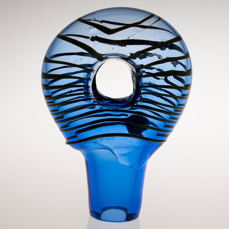 PÄIVI KEKÄLÄINEN, lasiveistos, signeerattu Päivi Kekeäläinen, Jamit -92, Nuutajärvi Notsjö.