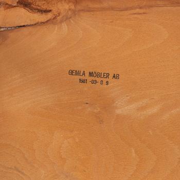 Karmtolar, 8 st,Gemla Möbler, daterad 1981.