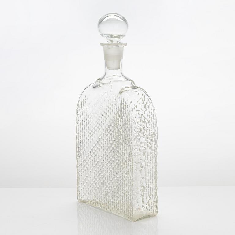 Nanny Still, a 5-piece 'Flindari' glassware set, Riihimäen lasi 1964-1968.