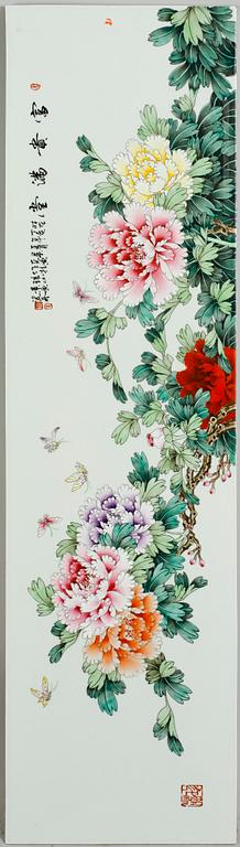 PORSLINSPLATTA, Kina, 1900-tal.