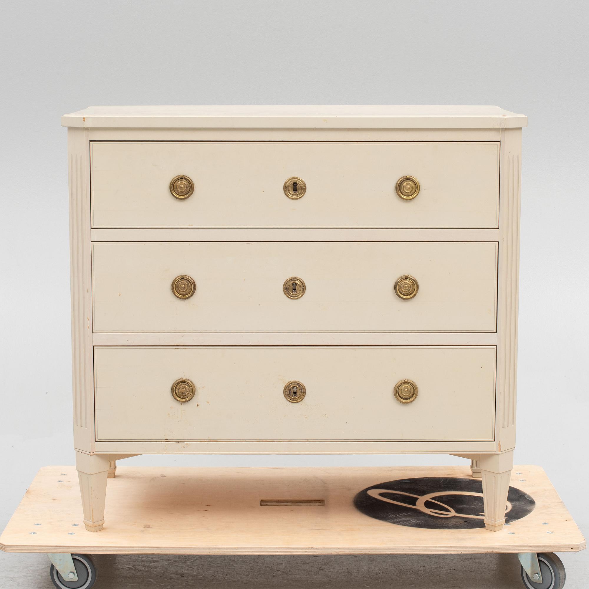 A Gustavian style chest of drawers, 'Medevi', IKEA's 18th-century series, 1990's.