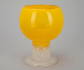 POKAL, glas, signerad, Kaj Franck, Notsjö, 1900-talets senare hälft.