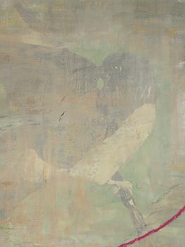 Jette L Ranning, signed and dated 2002 verso. Triptych. Oil on canvas.