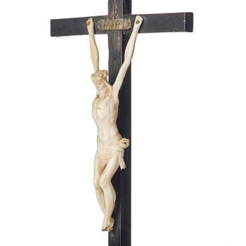 An Augsburg renaissance crucifix clock, the movement presumably by Hans Reinholdt (fl. ca 1630).