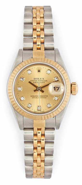 ROLEX, Datejust, automatisk, guld/stål, 2000.