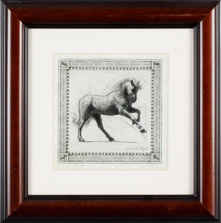 TAVLOR, 9 st, tryck, 1900-talets andra hälft.