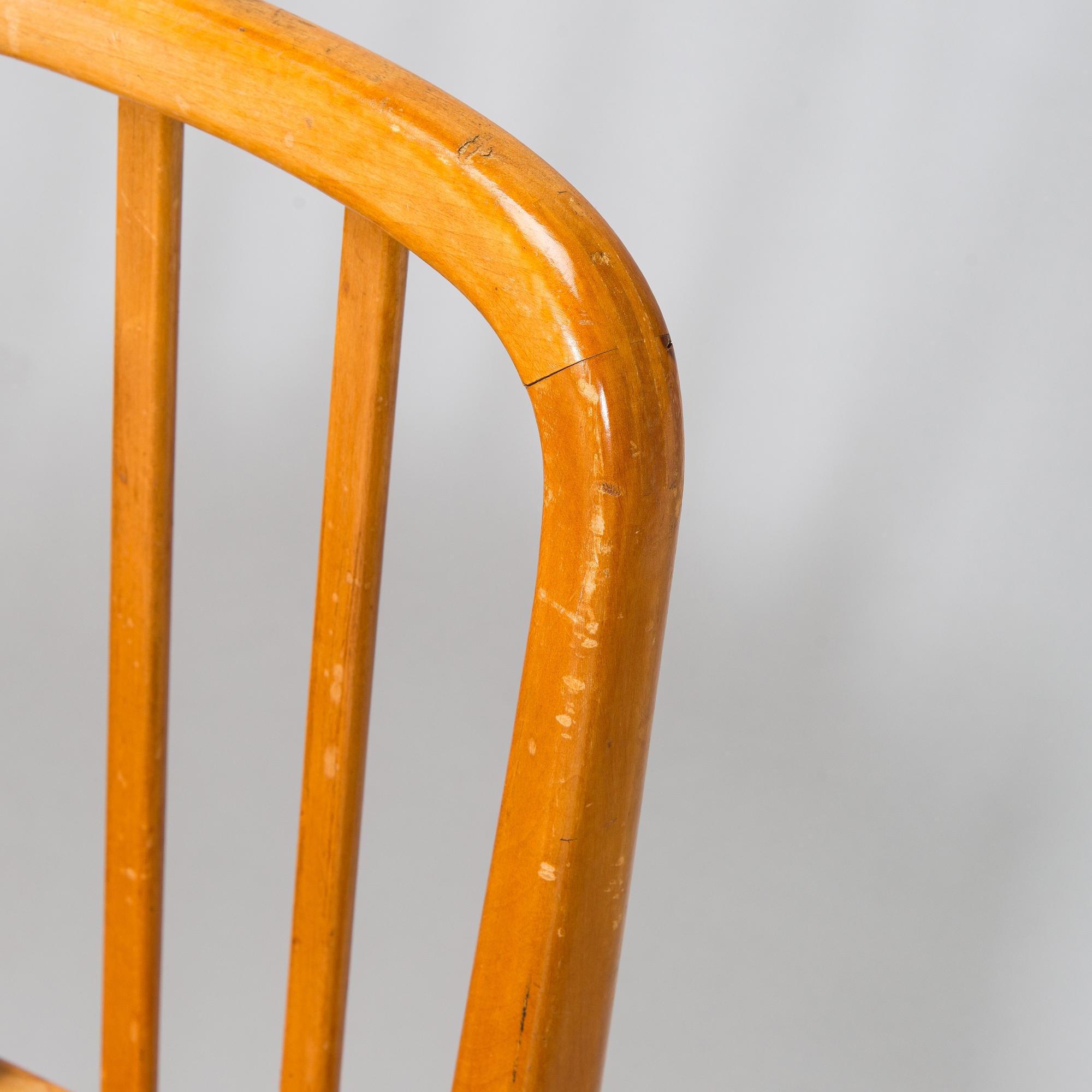 Aino Aalto, Four 1940s chairs for O.Y. Huonekalu-ja Rakennustyötehdas A.B.