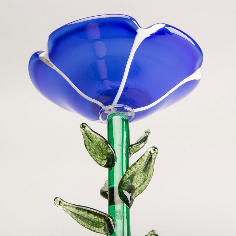 Elna Melusine Jolom, a signed and dated glass sculpture/bowl 2017 unique.