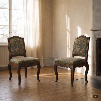 Chairs, a pair, Rococo, 18th century.