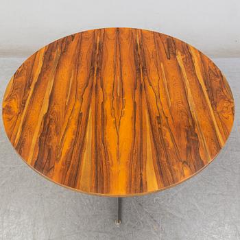 VERNER PANTON, a rosewood veneered 'Cone Table' from Frem Røjle, Denmark.