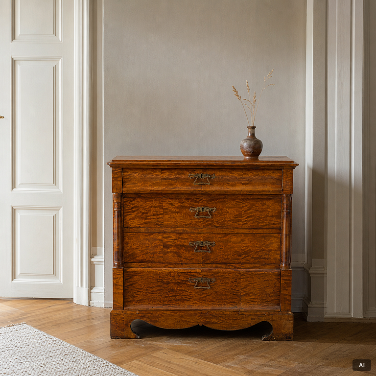 Chest of drawers, circa 1900.