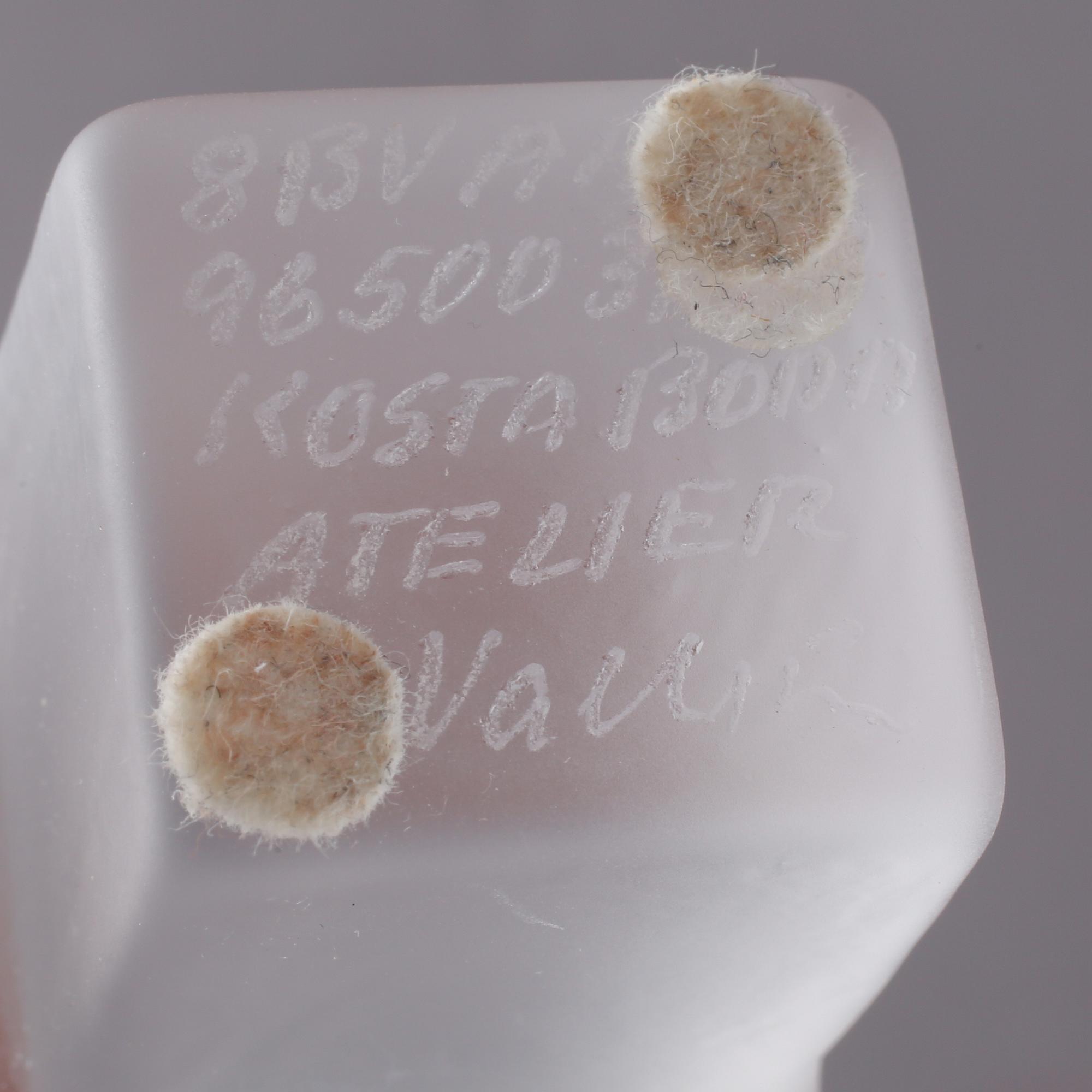 VAS SAMT SKÅL, glas, Bertil Vallien, Kosta Boda Atelier, signerade och numrerade.