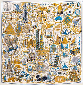Hermes scarf "Exposition Universelle".