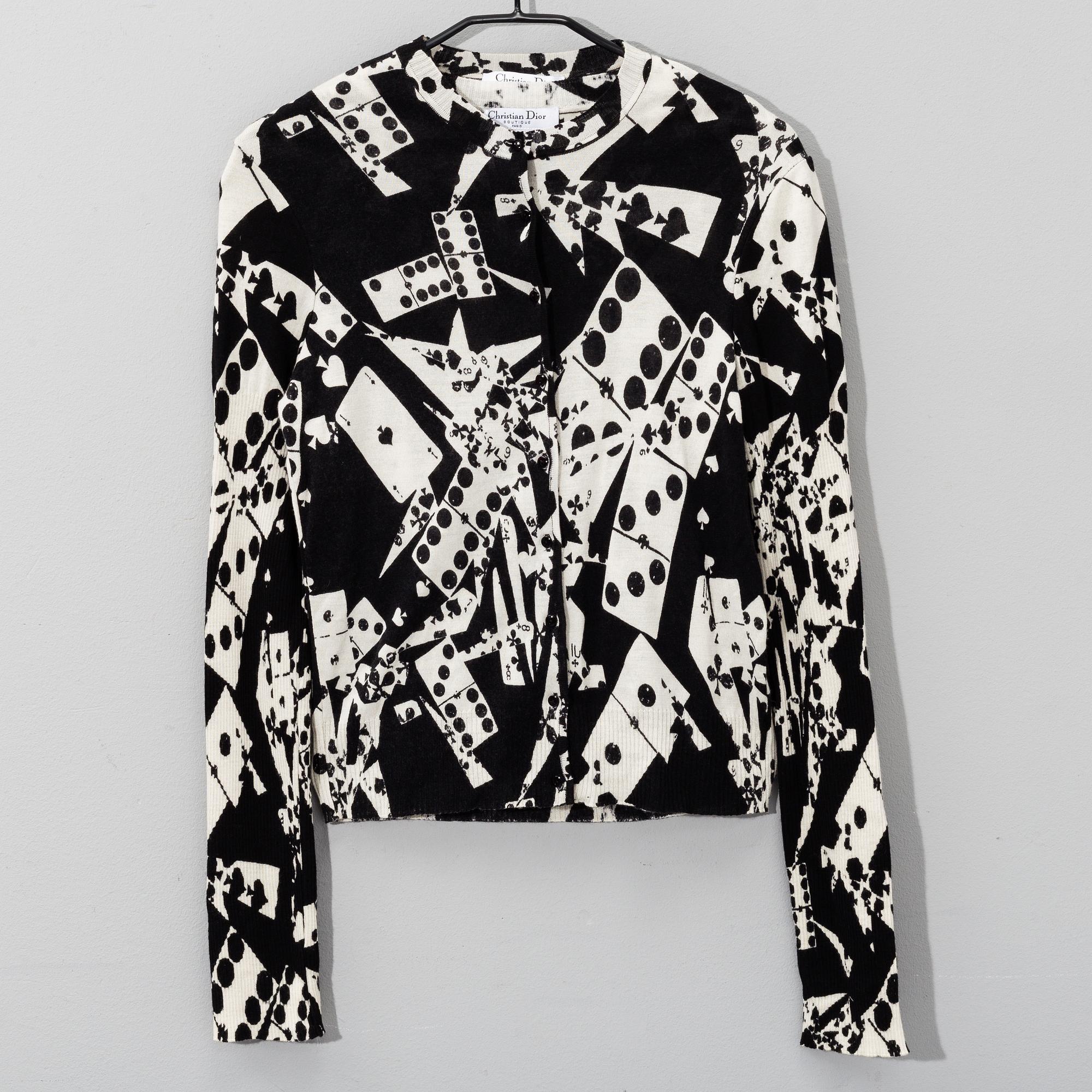 CHRISTIAN DIOR, jumperset, 2 delar, fransk storlek 42.