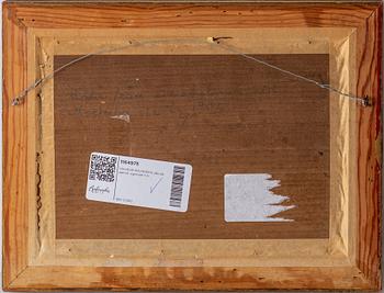 VILHELM HOLMGREN, oil on panel, signed V.H.