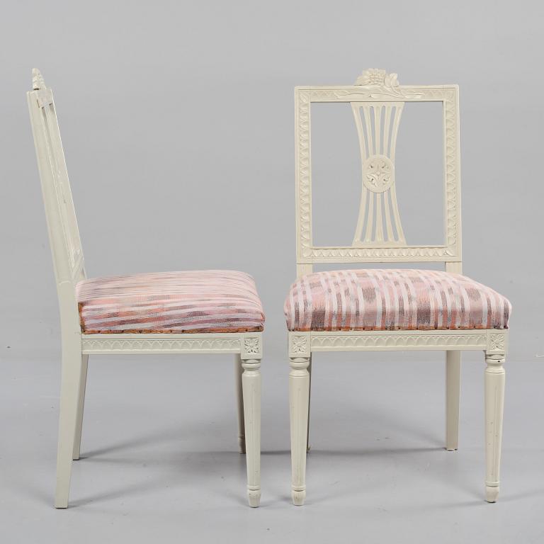 STOLAR, 12 st, gustaviansk stil, 1900-talets andra hälft.