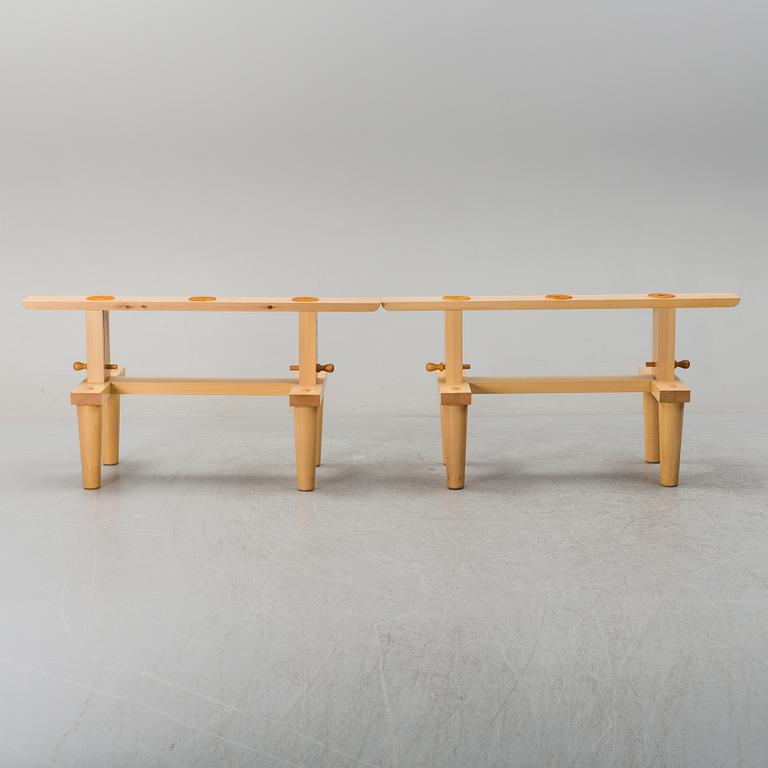A 'Bramante' table designed by Achille Castiglioni & Pier Giacomo Castiglioni for Zanotta, Italy.