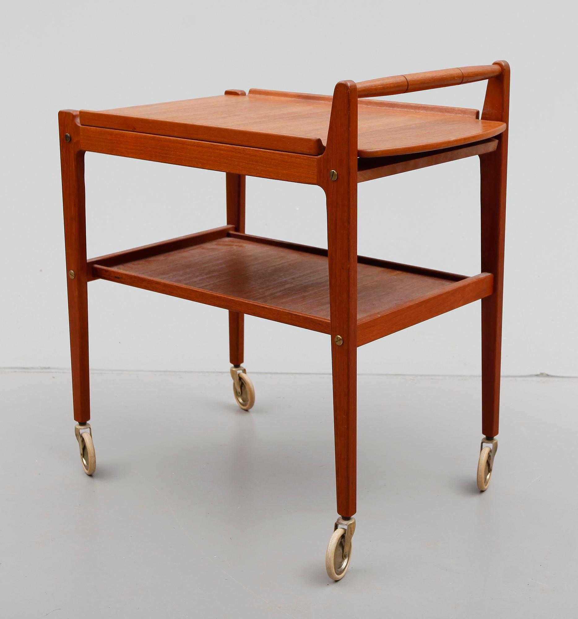 SERVERINGSVAGN, Erik Gustafssons Möbelfabrik Brittatorp, 1950-tal.