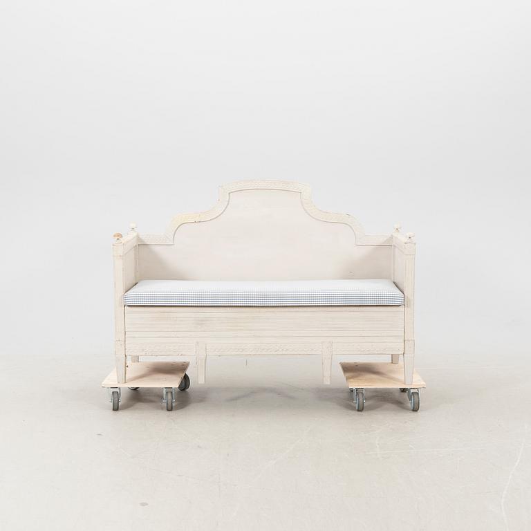 A painted late Gustavian sofa first half of the 20th century.