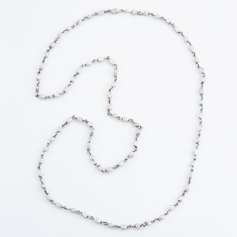 Rey Urban, a sterling silver necklace, Stockholm 1985.