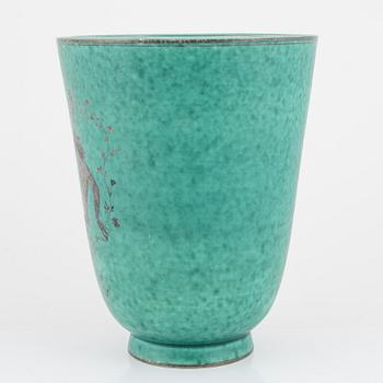 Wilhelm Kåge, vas, stengods, "Argenta", Gustavsberg.