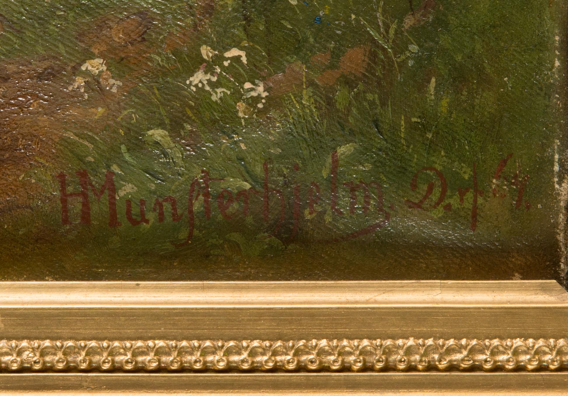 Hjalmar Munsterhjelm, Puron laidalla.