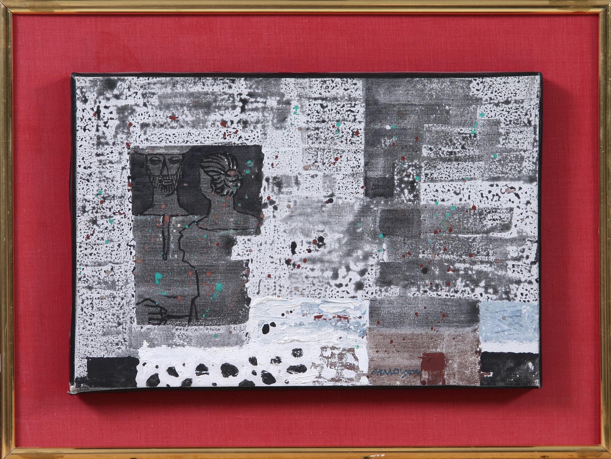 AXEL OLSON, olja på duk, sign.