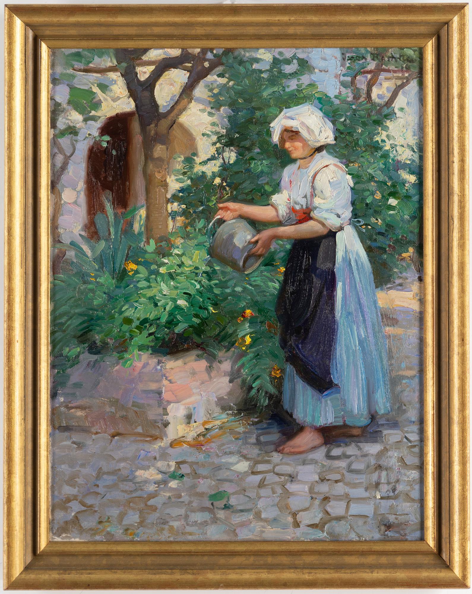 IVAR KAMKE, olja på duk, signerad.