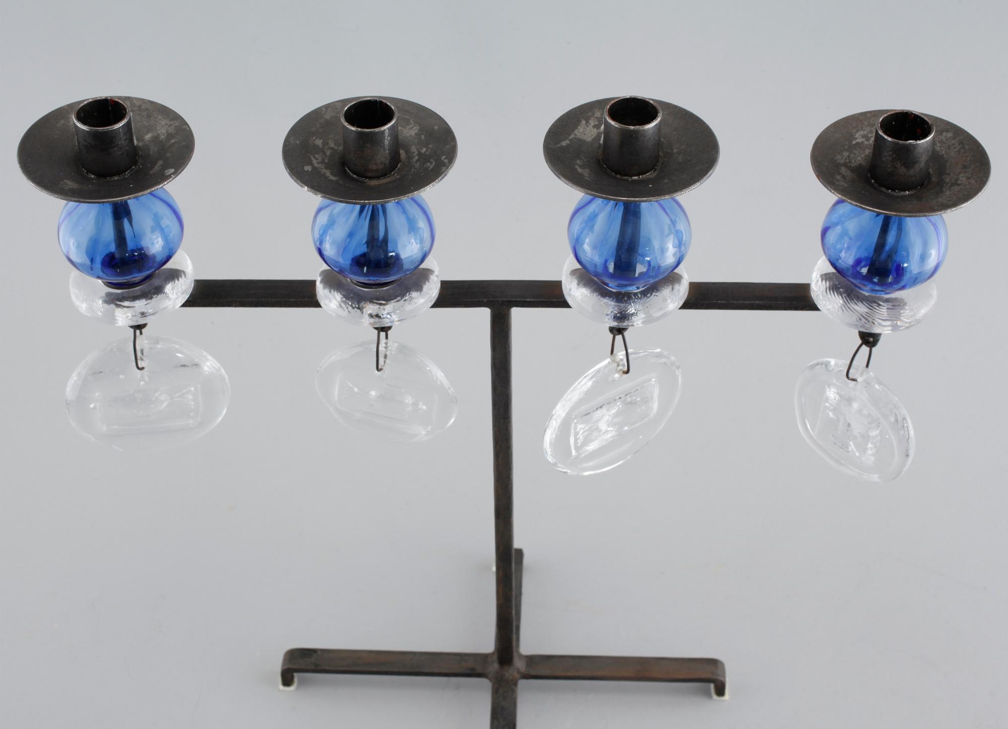 ERIK HÖGLUND, kandelaber, Boda, 1900-talets andra hälft.