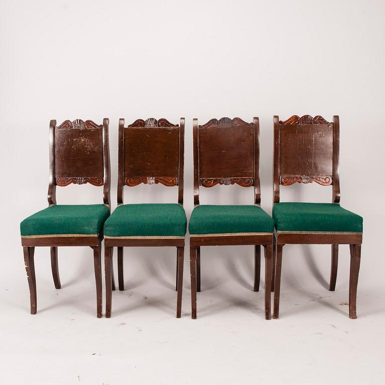 STOLAR, 4 st, biedermeierstil, ca 1900.