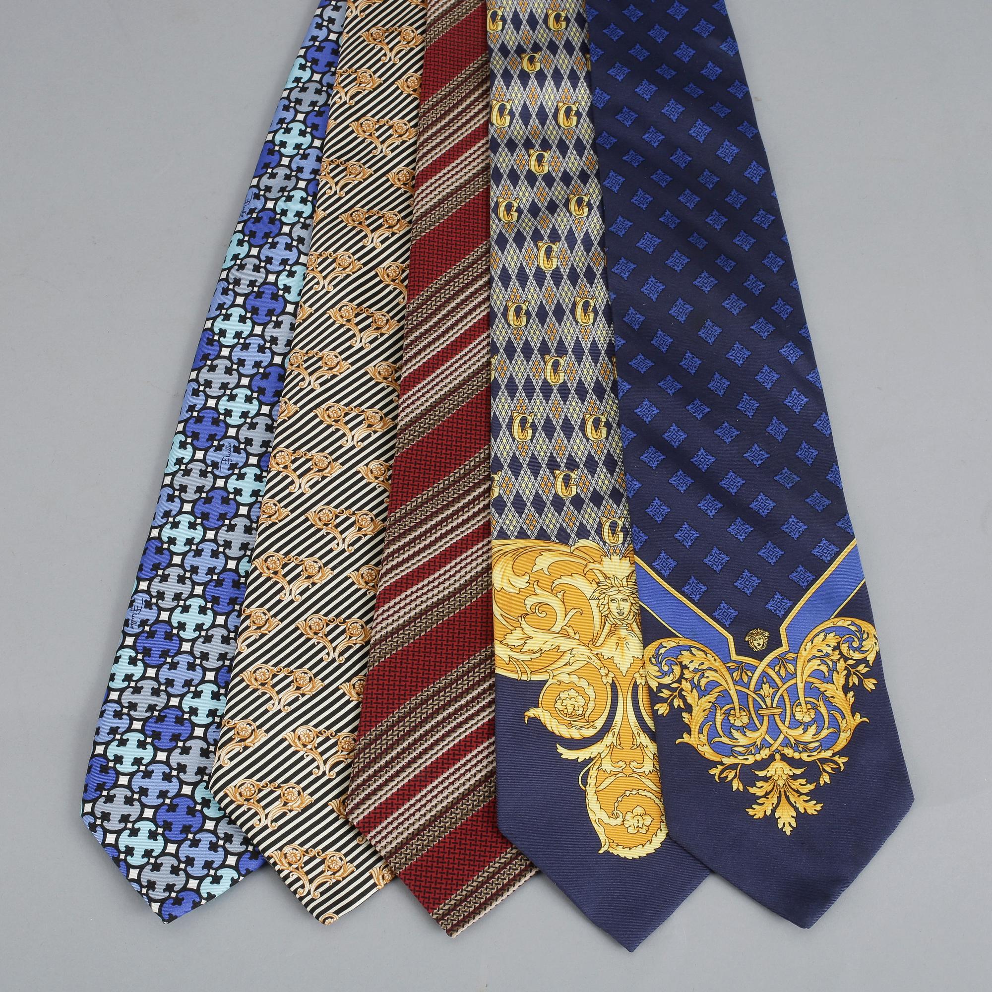 SLIPSAR, 5 st, Lanvin, Gianni Versace och Emilio Pucci.